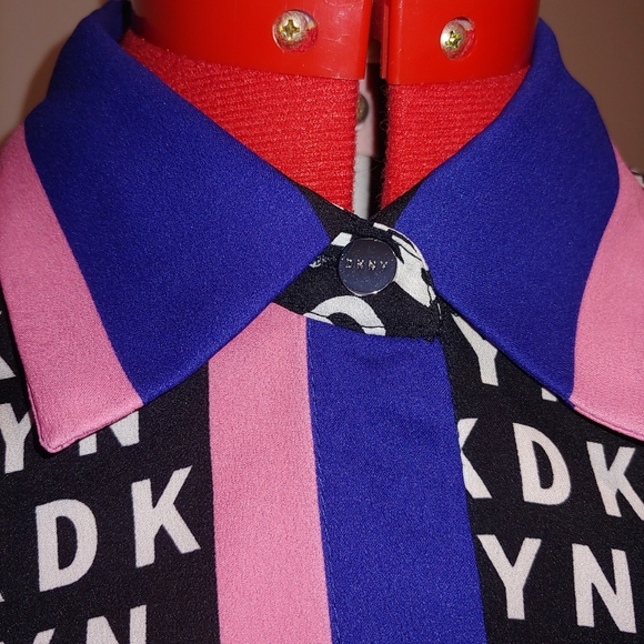 DKNY Print Blouse - Picture 3 of 8